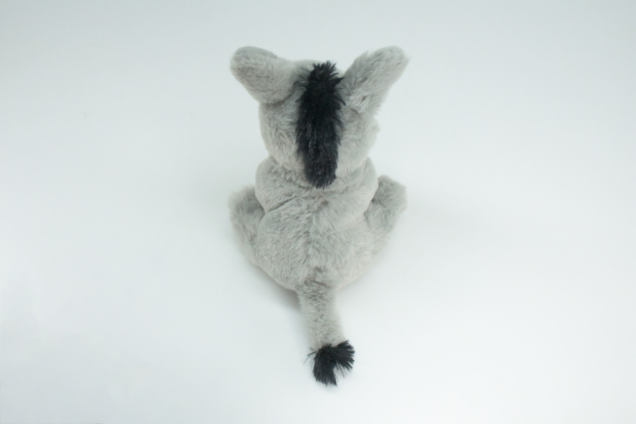 Donkey, Very Cute Plush Animal, Soft, Stuffed Toy, Educational, Realistic, Beautiful Burro Design, Figure, Lifelike, Replica, Gift,      6"   RI55 B661
