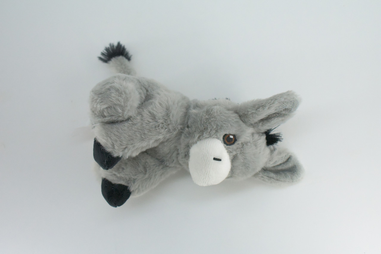 Donkey, Very Cute Plush Animal, Soft, Stuffed Toy, Educational, Realistic, Beautiful Burro Design, Figure, Lifelike, Replica, Gift,      6"   RI55 B661