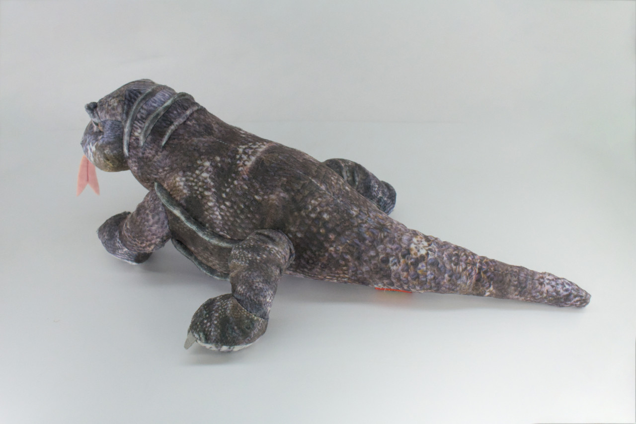 Komodo Dragon, Plush Lizard, Soft, Stuffed Reptile Toy, Educational, Realistic, Beautiful Design, Figure, Lifelike, Replica, Gift,      20"   RI56 B659