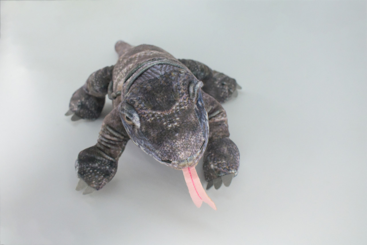 Komodo Dragon, Plush Lizard, Soft, Stuffed Reptile Toy, Educational, Realistic, Beautiful Design, Figure, Lifelike, Replica, Gift,      20"   RI56 B659