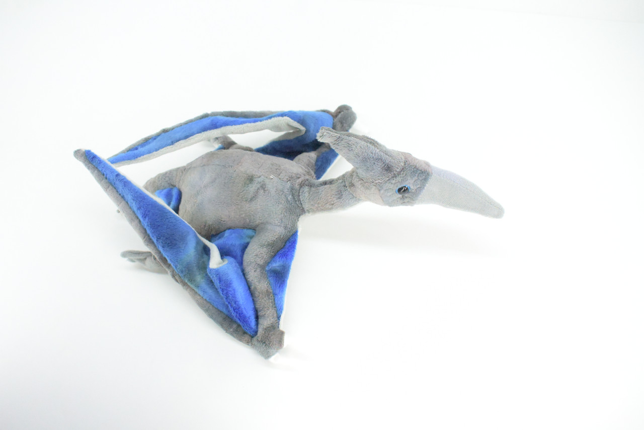 Pteranodon, Plush Dinosaur, Soft, Stuffed Reptile Toy, Educational, Realistic, Beautiful Design, Figure, Lifelike, Replica, Gift,      12"   RI59 B661
