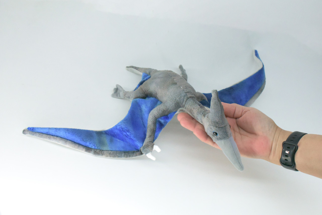 Pteranodon, Plush Dinosaur, Soft, Stuffed Reptile Toy, Educational, Realistic, Beautiful Design, Figure, Lifelike, Replica, Gift,      12"   RI59 B661