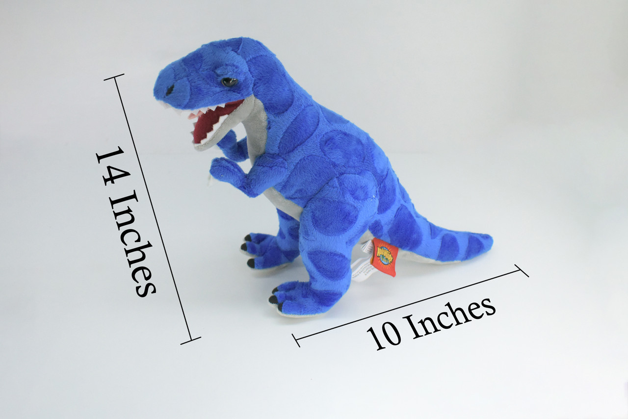 T-Rex, Tyrannosaurus rex, Plush Dinosaur, Soft, Stuffed Reptile Toy, Educational, Realistic, Beautiful Design, Figure, Lifelike, Replica, Gift,      14"   RI60 B662