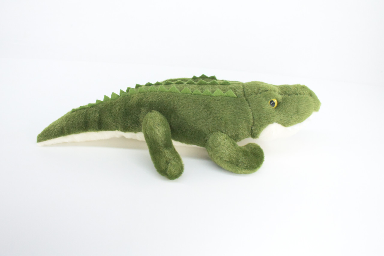 Alligator with Baby, Very Cute Plush Reptile, Soft, Stuffed Toy, Educational, Realistic, Beautiful Design, Figure, Lifelike, Replica, Gift,     12"   RI62 B660