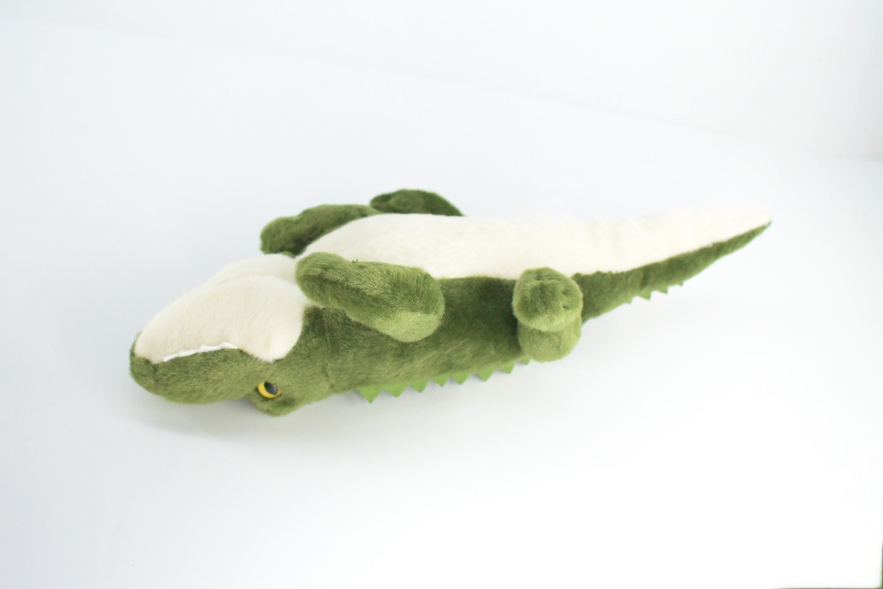 Alligator with Baby, Very Cute Plush Reptile, Soft, Stuffed Toy, Educational, Realistic, Beautiful Design, Figure, Lifelike, Replica, Gift,     12"   RI62 B660