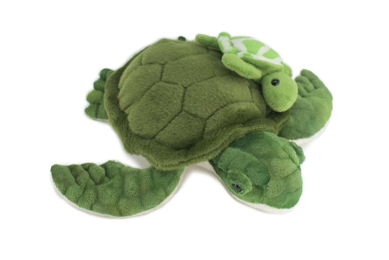 Green Stuffed Sea Turtle Toy