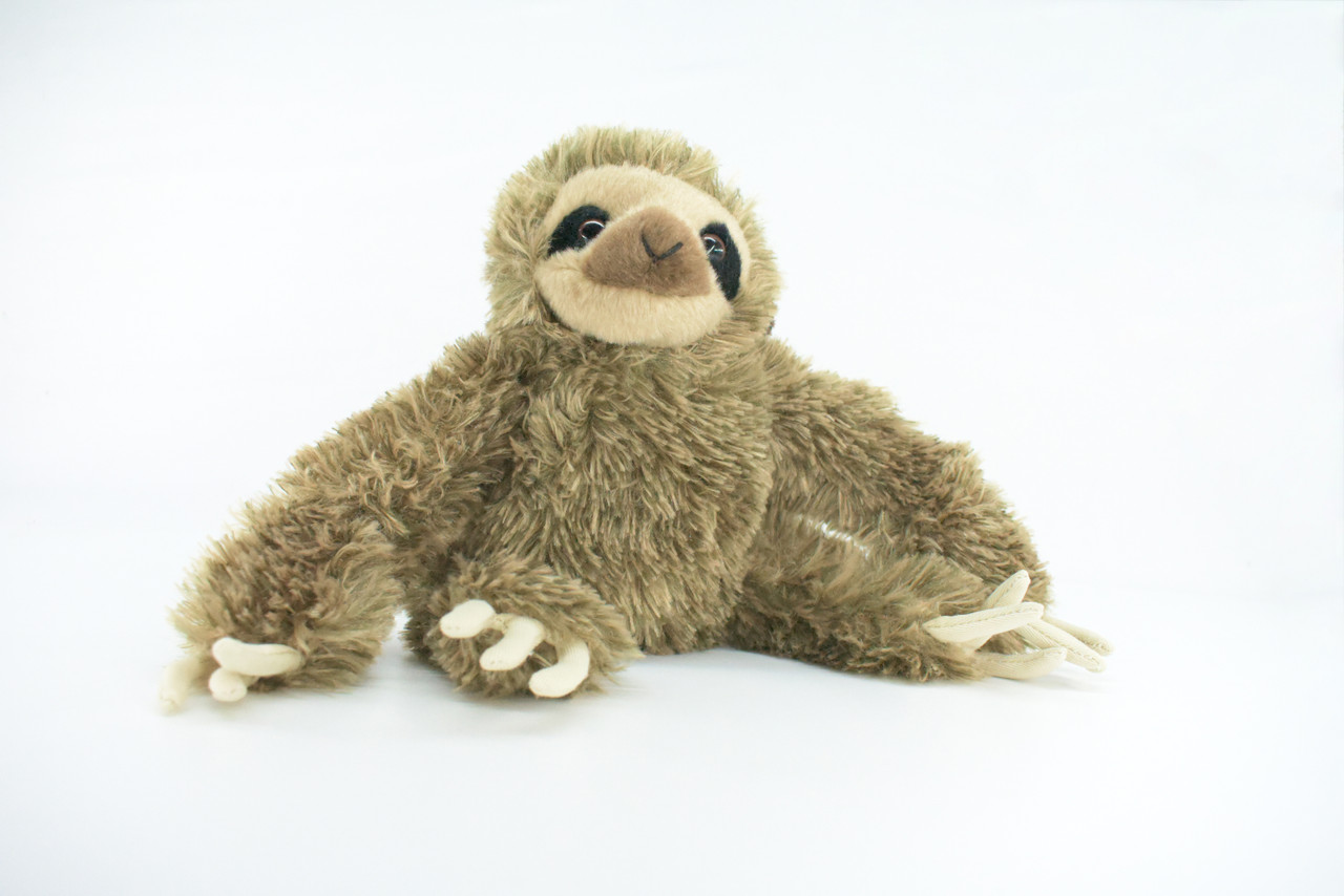 Sloth with Baby, Very Cute Plush Animal, Soft, Stuffed Toy, Educational, Realistic, Beautiful Design, Figure, Lifelike, Replica, Gift,     10"   RI65 B660