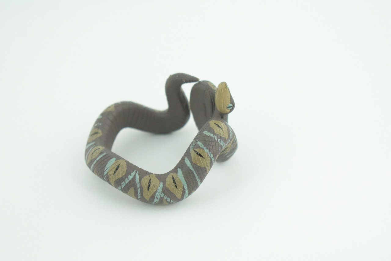 Python Snake Bracelet, Snake Wrist Band, Plastic Reptile, Educational, Realistic, Beautiful Design, Figure, Lifelike, Replica, Gift,     3"   RI69 B663 