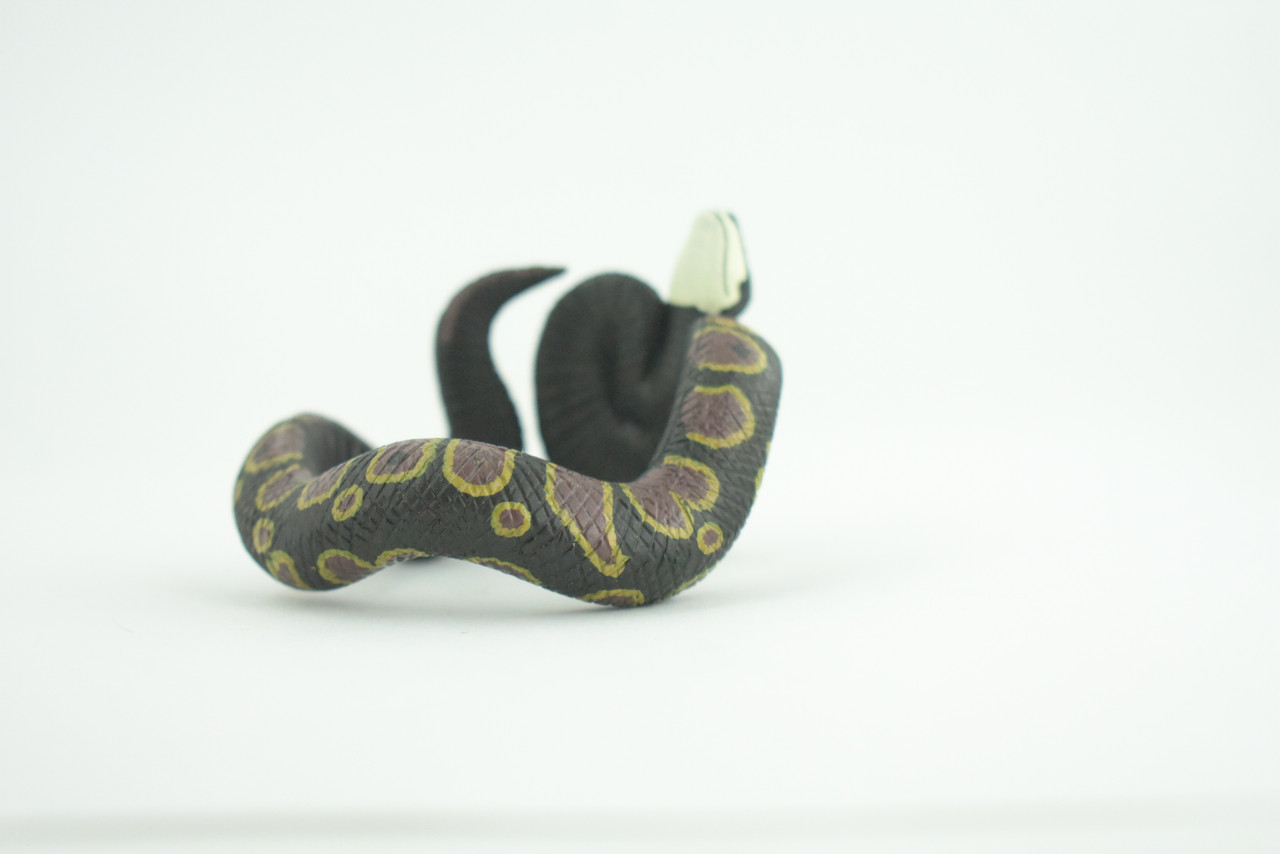 Python Snake Bracelet, Snake Wrist Band, Plastic Reptile, Educational, Realistic, Beautiful Design, Figure, Lifelike, Replica, Gift,     3"   RI72 B663 
