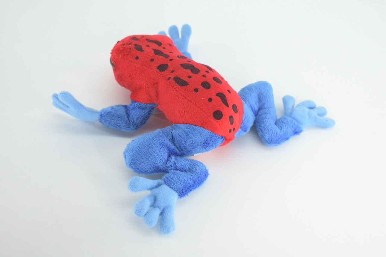 Strawberry Poison Dart Frog, Very Nice Plush Amphibian, Stuffed Animal, Educational, Toy, Kids, Realistic Figure, Lifelike Model, Gift,    7"    FT18 B149