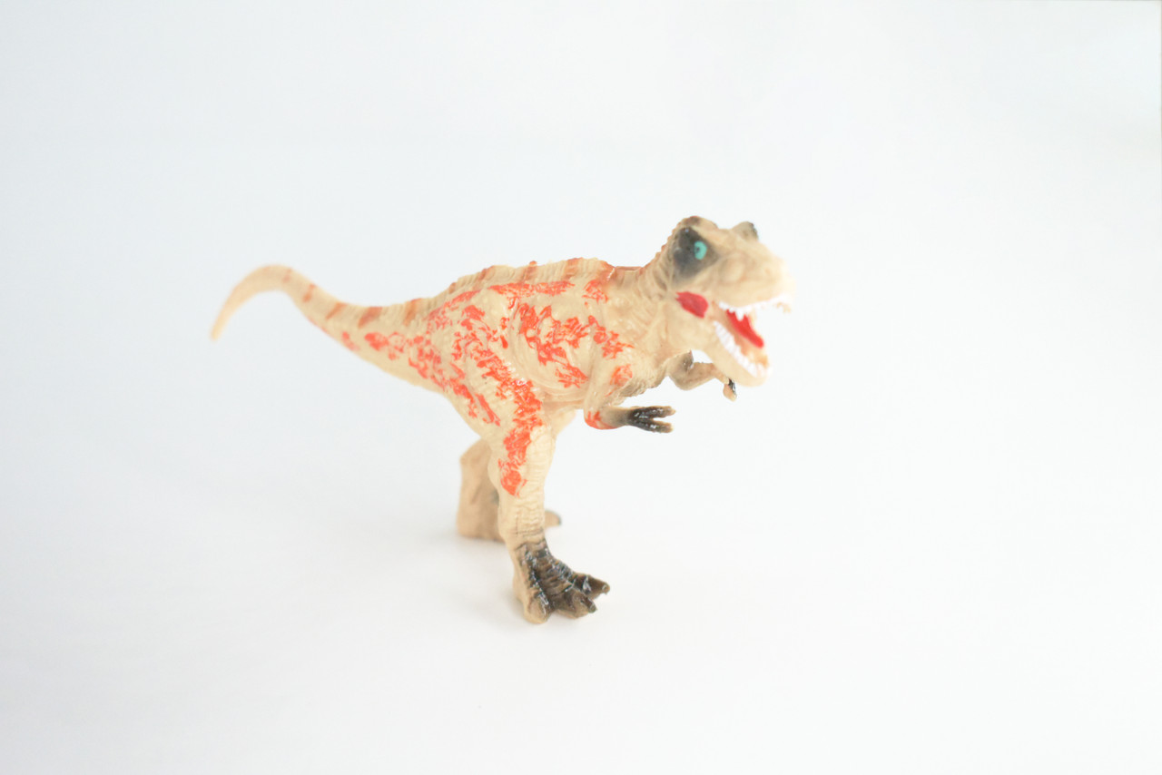T-Rex, Tyrannosaurus rex, Hard Rubber Dinosaur, Reptile Toy, Educational, Realistic, Beautiful Design, Figure, Lifelike, Replica, Gift    5"    FT16 B71
