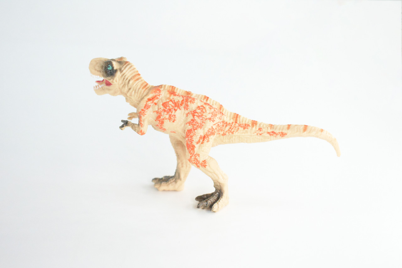 T-Rex, Tyrannosaurus rex, Hard Rubber Dinosaur, Reptile Toy, Educational, Realistic, Beautiful Design, Figure, Lifelike, Replica, Gift    5"    FT16 B71
