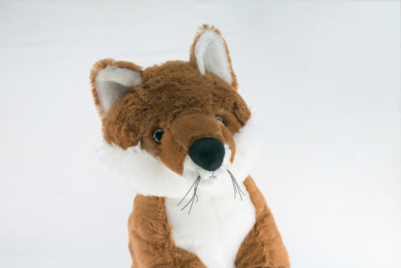 Red Fox, Very Nice Plush, Stuffed Animal, Educational, Toy, Kids, Realistic Figure, Lifelike Model, Replica, Gift,    15"    FT11 BB326