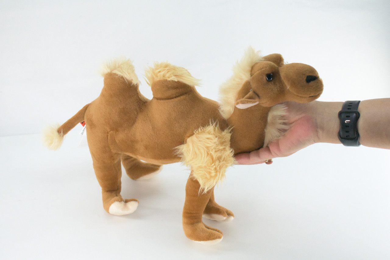 Camel, Bactrian, Very Nice Plush, Stuffed Animal, Educational, Toy, Kids, Realistic Figure, Lifelike Model, Replica, Gift,    14"    FT10 BB325