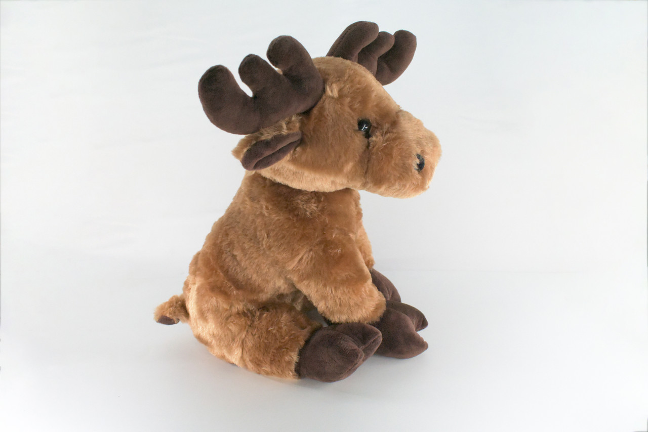 Moose, Very Nice Plush, Stuffed Animal, Educational, Toy, Kids, Realistic Figure, Lifelike Model, Replica, Gift,    15"    FT05 BB323