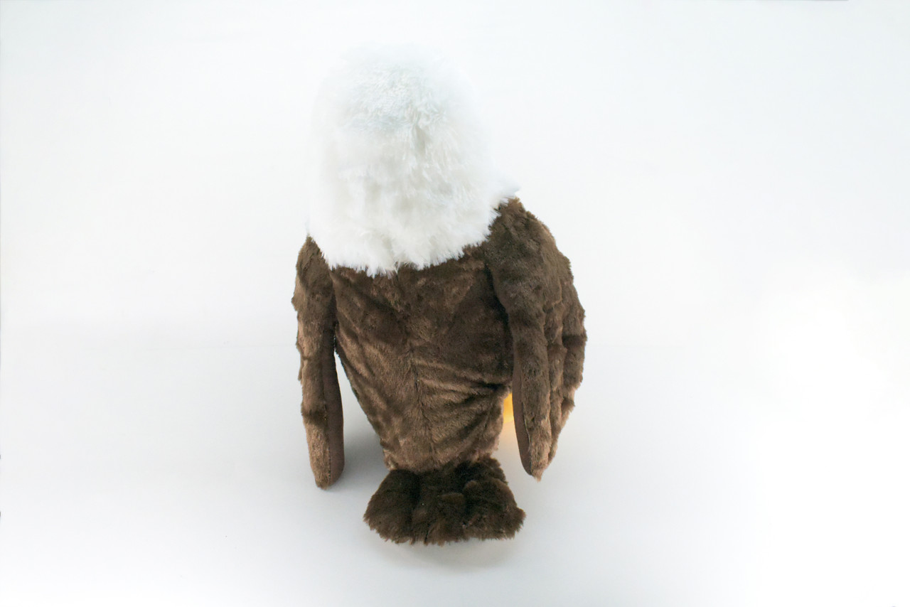 Eagle, American Bald Eagle, Very Nice Plush Bird, Stuffed Animal, Educational, Toy, Kids, Realistic Figure, Lifelike Model, Replica, Gift,    17"    FT06 BB323