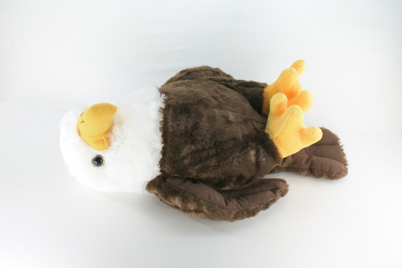 Eagle, American Bald Eagle, Very Nice Plush Bird, Stuffed Animal, Educational, Toy, Kids, Realistic Figure, Lifelike Model, Replica, Gift,    17"    FT06 BB323