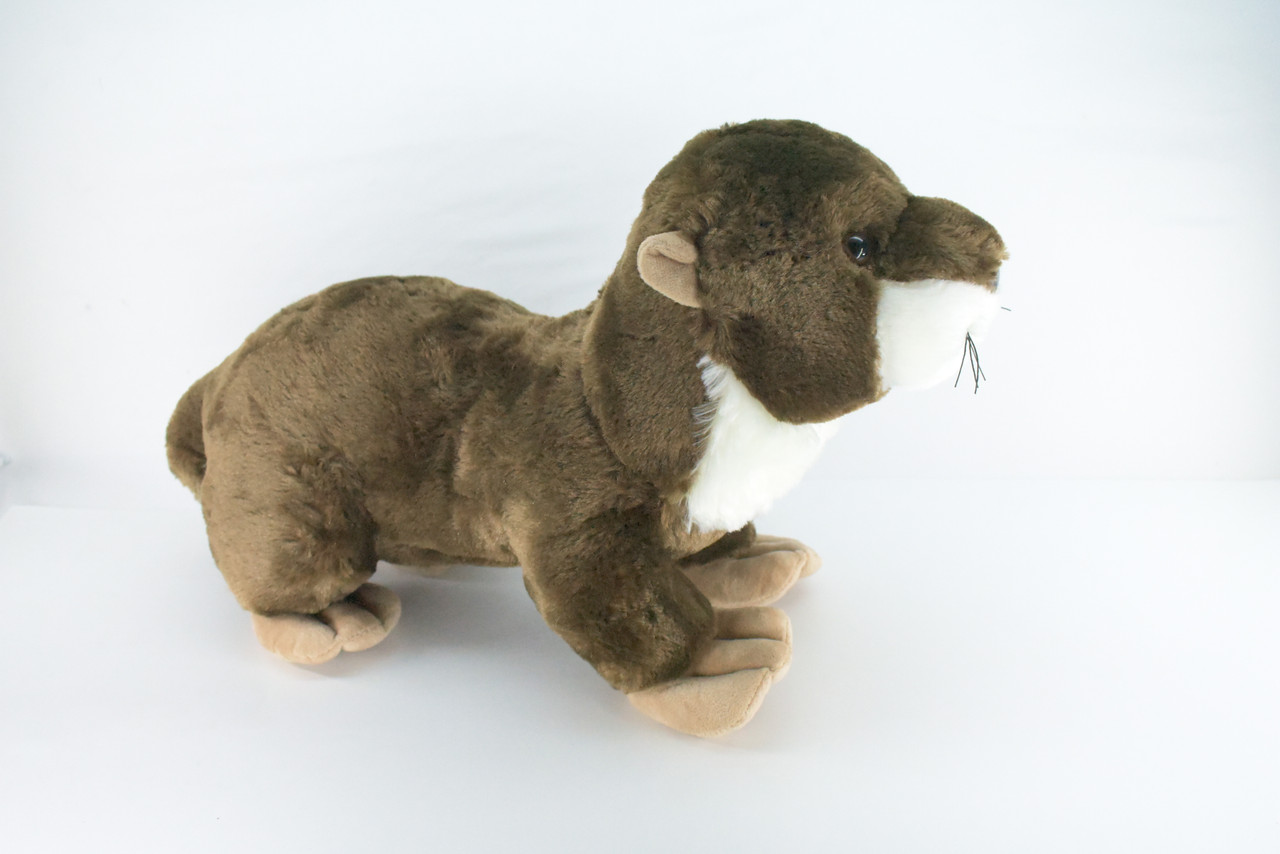 River Otter, Very Nice Plush, Stuffed Animal, Educational, Toy, Kids, Realistic Figure, Lifelike Model, Replica, Gift,    18"    FT09 BB325