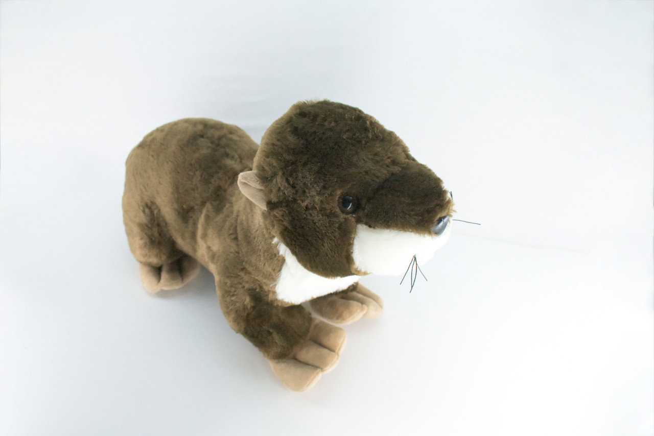 River Otter, Very Nice Plush, Stuffed Animal, Educational, Toy, Kids, Realistic Figure, Lifelike Model, Replica, Gift,    18"    FT09 BB325