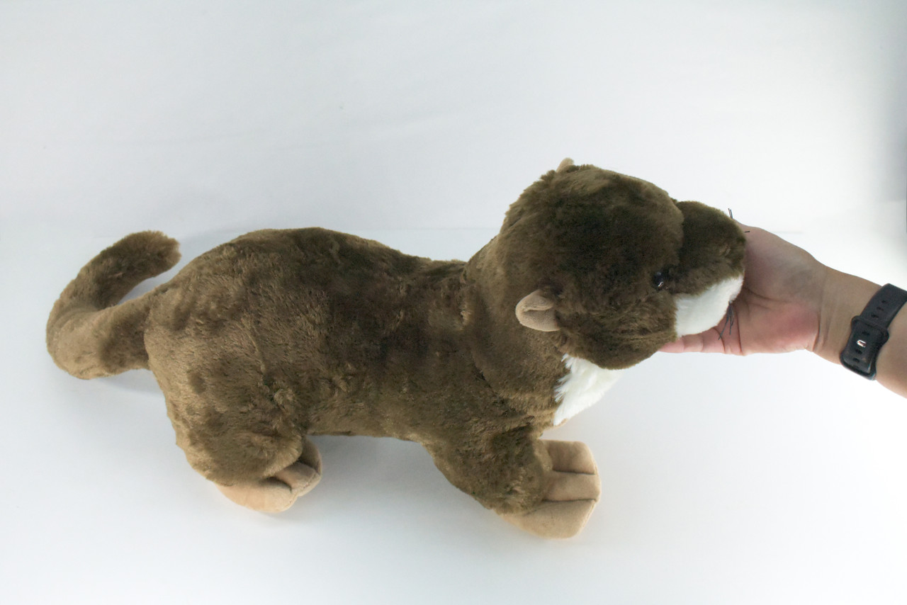 River Otter, Very Nice Plush, Stuffed Animal, Educational, Toy, Kids, Realistic Figure, Lifelike Model, Replica, Gift,    18"    FT09 BB325