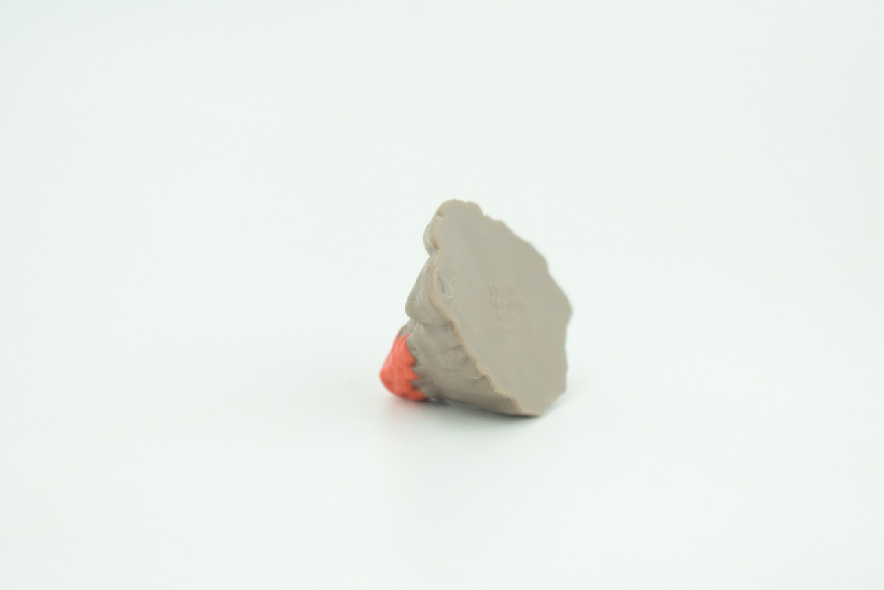 Volcano, Very Nice Rubber Design, Educational, Realistic, Hand Painted, Diorama Figure, Lifelike Model, Gift,   2 Inches.    SF80 B224