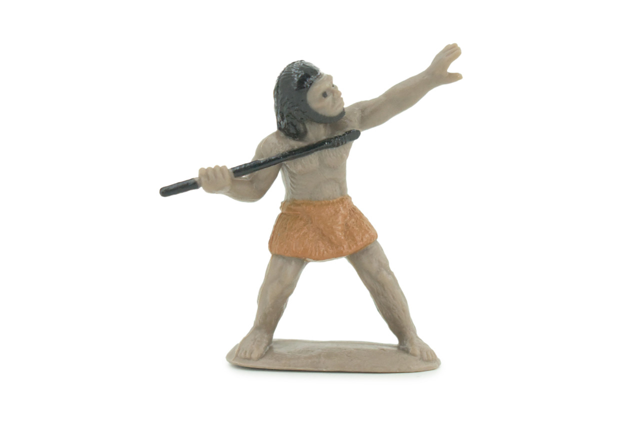 Cavewoman and Child, Prehistoric, Educational, Realistic, Hand Painted, Diorama Figure, Lifelike Rubber Model, Gift,   2 inches tall.   SF83 B224