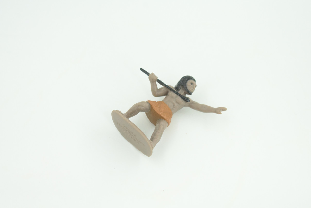 Cavewoman and Child, Prehistoric, Educational, Realistic, Hand Painted, Diorama Figure, Lifelike Rubber Model, Gift,   2 inches tall.   SF83 B224