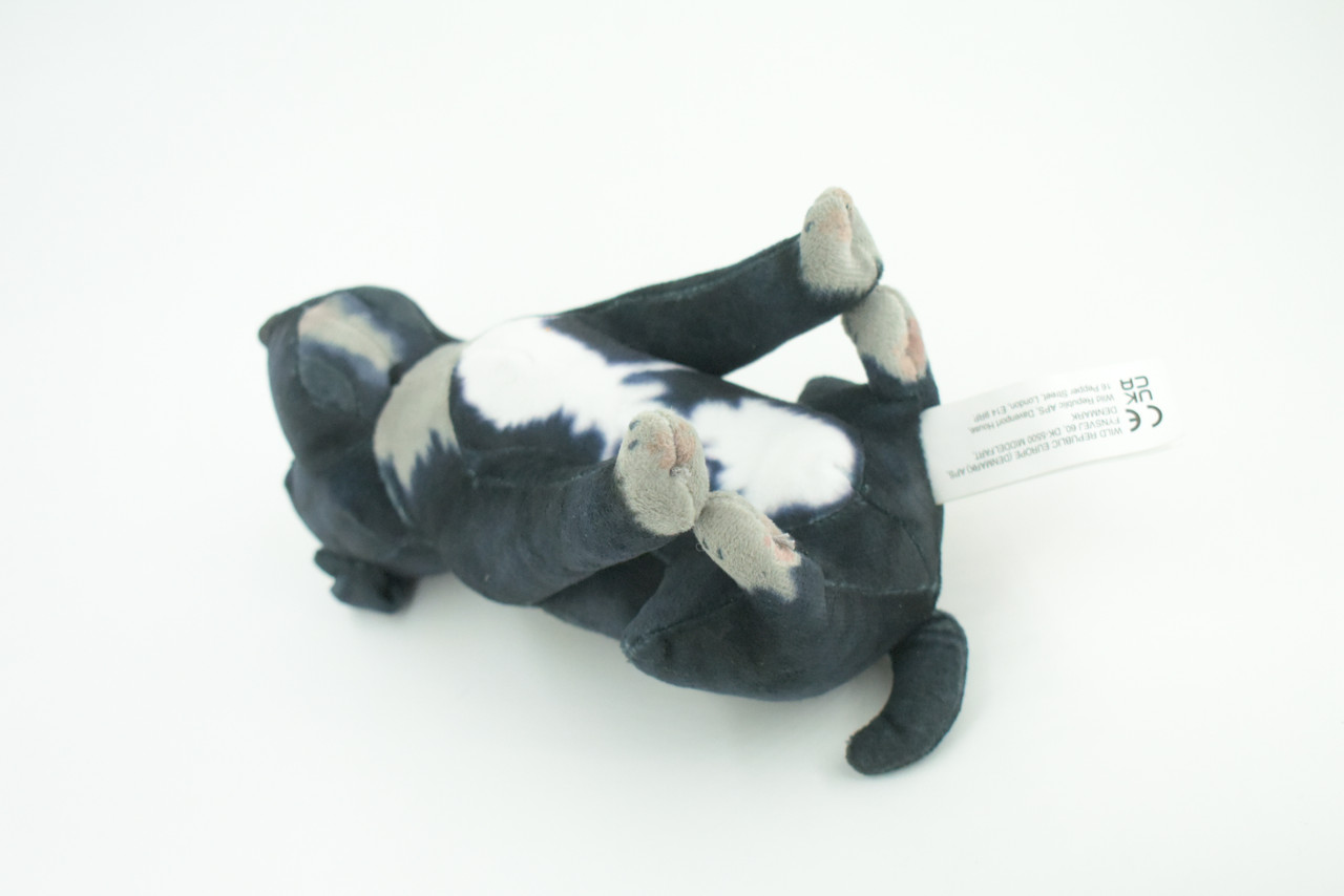 Pit Bull Dog, Stuffed Animal Sitting, Plush Puppy, K9, Canine, Cute, Realistic Figure, Educational, Toy, Kids, Gift,    6 1/2 Inches,   WR31 BB227