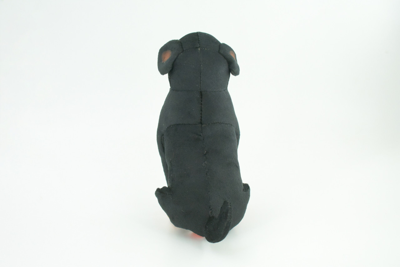 Rottweiler Dog, Stuffed Animal Sitting, Plush Puppy, K9, Canine, Cute, Realistic Figure, Educational, Toy, Kids, Gift,    7 Inches,   WR32 BB227