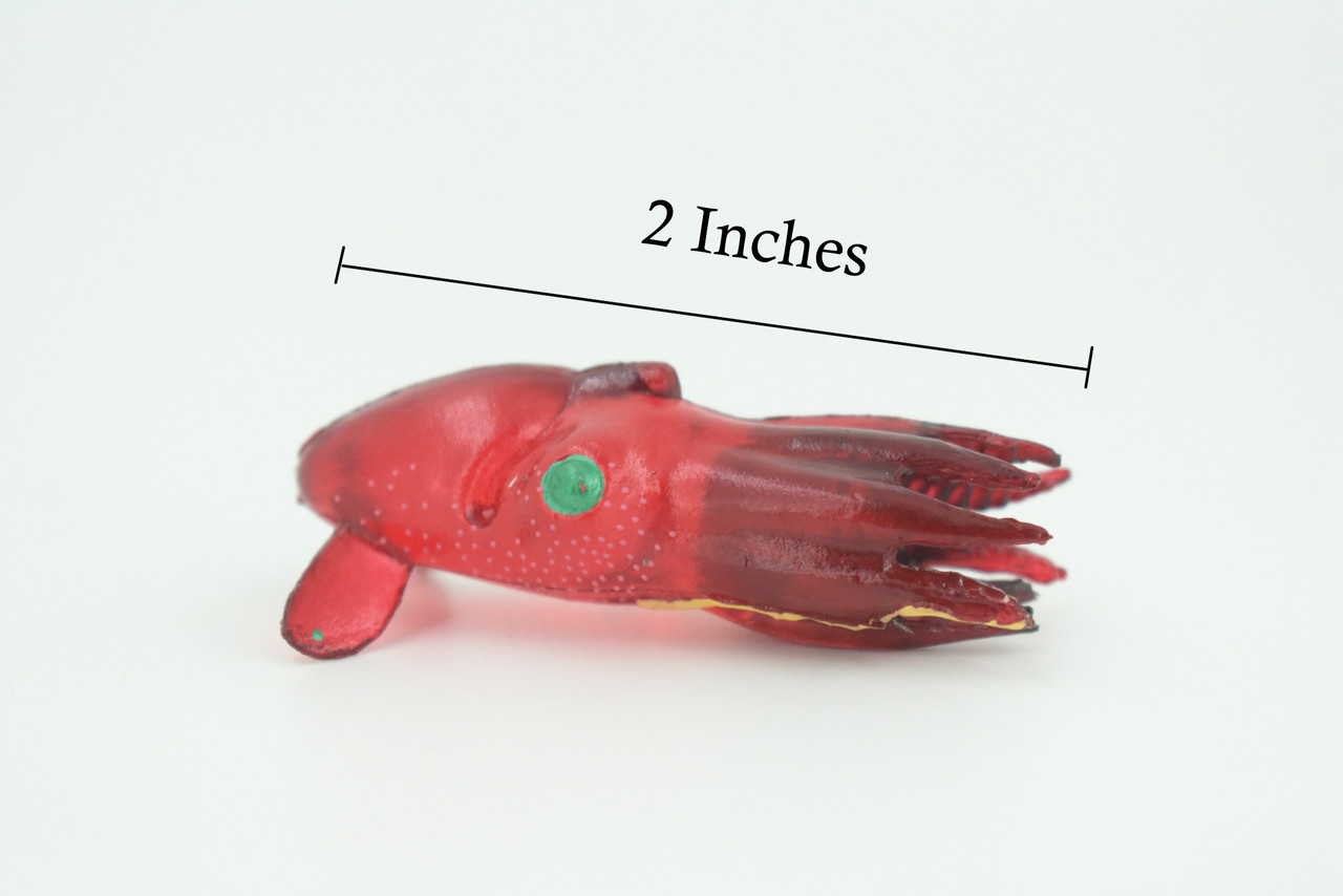 Vampire Squid, Educational, Hand Painted, Museum Quality, Rubber Animal, Realistic, Diorama, Toy, Kids, Gift, 2 1/2 Inches. CH746 BB184