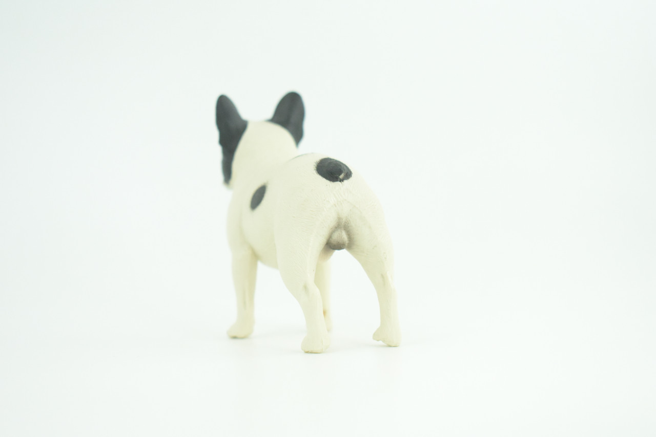 French Bulldog, Museum Quality, Hand Painted, Educational, Rubber Canine, Realistic, K9, Toys, Kids, Gift,   3 1/2 Inches.  CH773 BB193