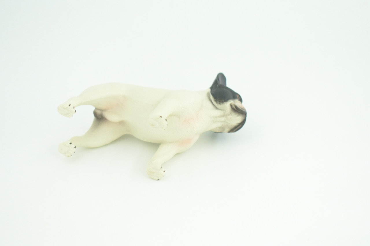 French Bulldog, Museum Quality, Hand Painted, Educational, Rubber Canine, Realistic, K9, Toys, Kids, Gift,   3 1/2 Inches.  CH773 BB193