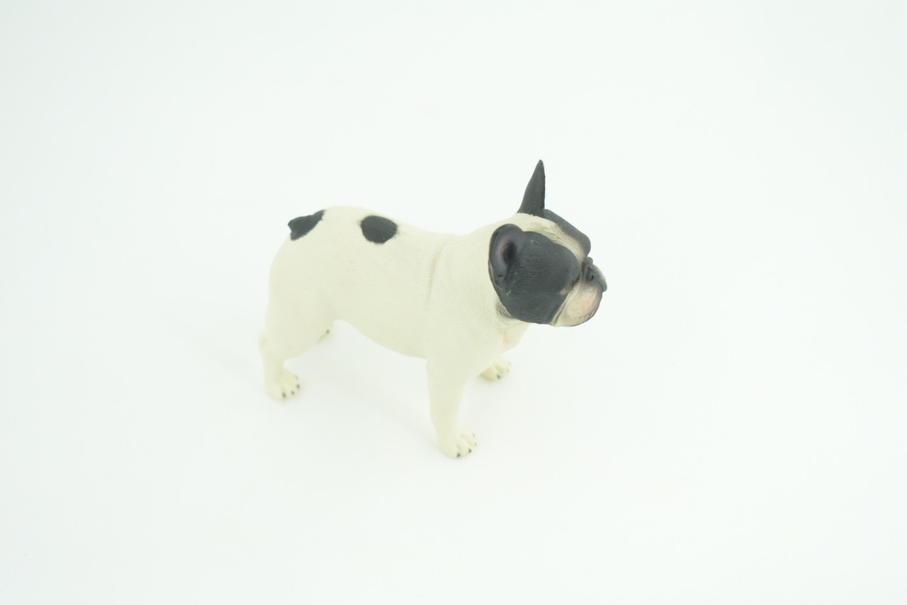 French Bulldog, Museum Quality, Hand Painted, Educational, Rubber Canine, Realistic, K9, Toys, Kids, Gift,   3 1/2 Inches.  CH773 BB193