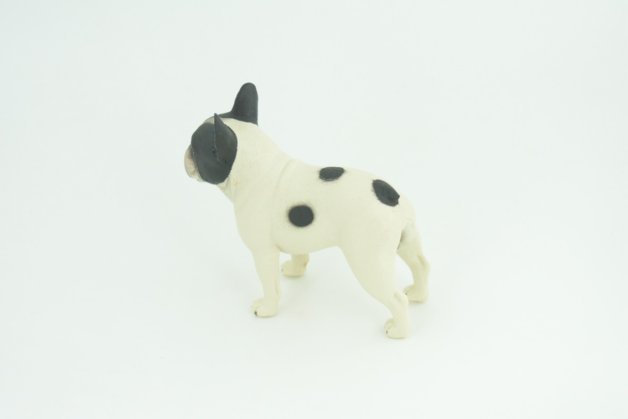 French Bulldog, Museum Quality, Hand Painted, Educational, Rubber Canine, Realistic, K9, Toys, Kids, Gift,   3 1/2 Inches.  CH773 BB193