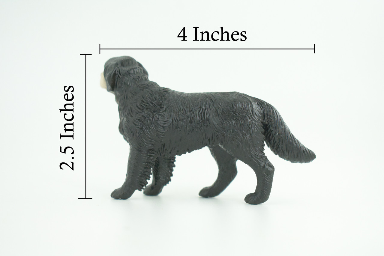 Labrador Dog, Older Male, Museum Quality, Hand Painted, Educational, Rubber Canine, Realistic, K9, Toys, Kids, Gift, 4 Inches. CH774 BB193