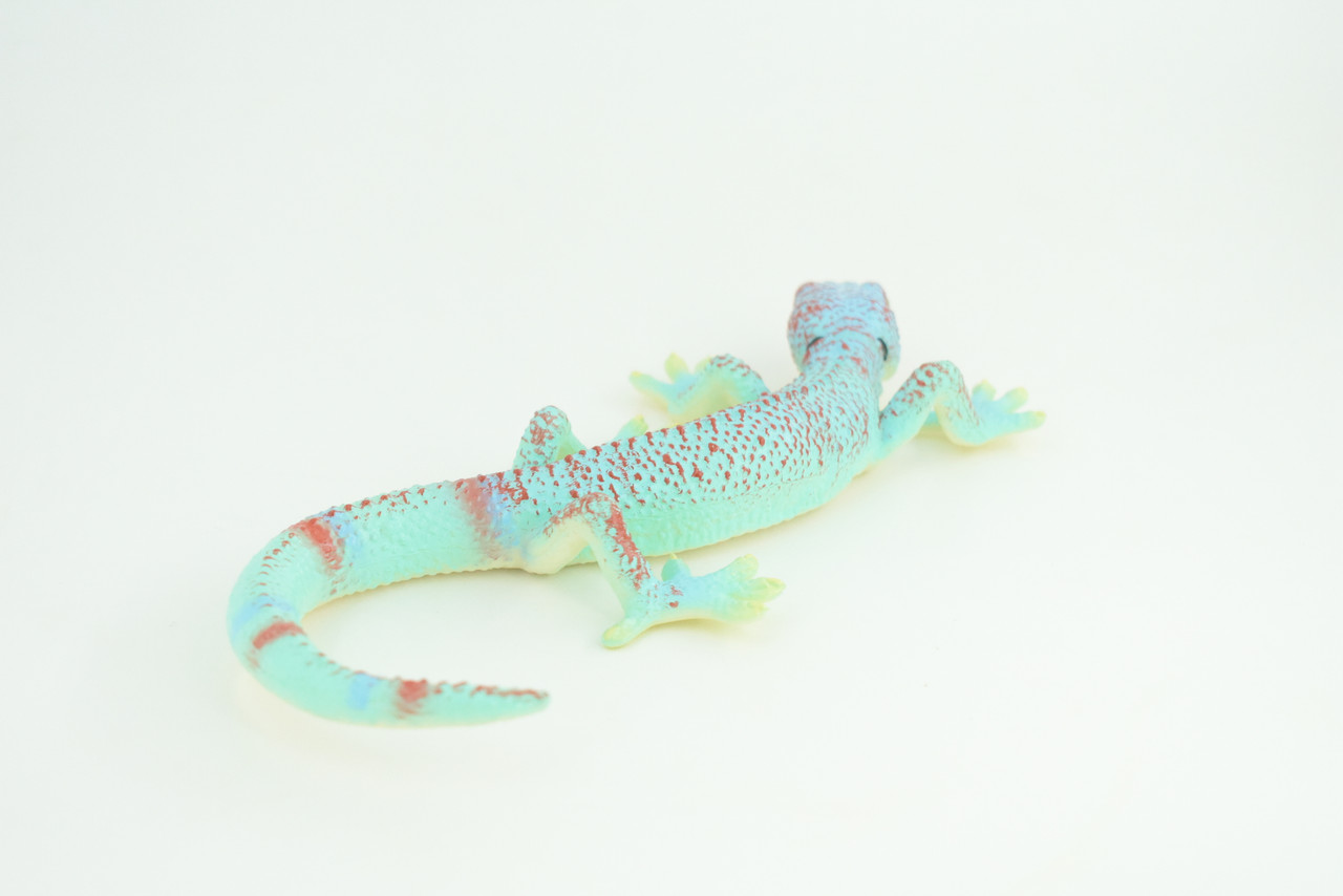 Tokay Gecko, Museum Quality, Educational, Hand Painted, Rubber Lizard, Realistic Reptile, Diorama, Toy, Kids, Gift,        8 Inches.  CH780 BB182
