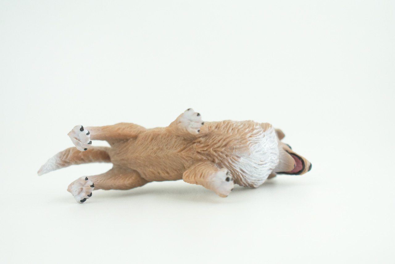 Collie Dog, Very Nice Quality, Hand Painted, Educational, Rubber Canine, Realistic, K9, Diorama, Toys, Kids, Gift,   4 Inches.  CH790 BB186