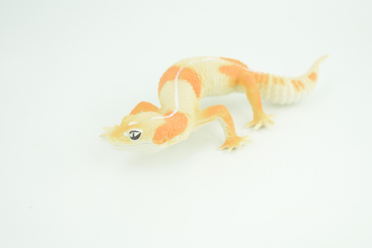 Gecko, Museum Quality, Educational, Hand Painted, Rubber Lizard, Peking Gecko, Realistic Reptile, Diorama, Toy, Kids, Gift,   7 Inches.  CH800 BB187