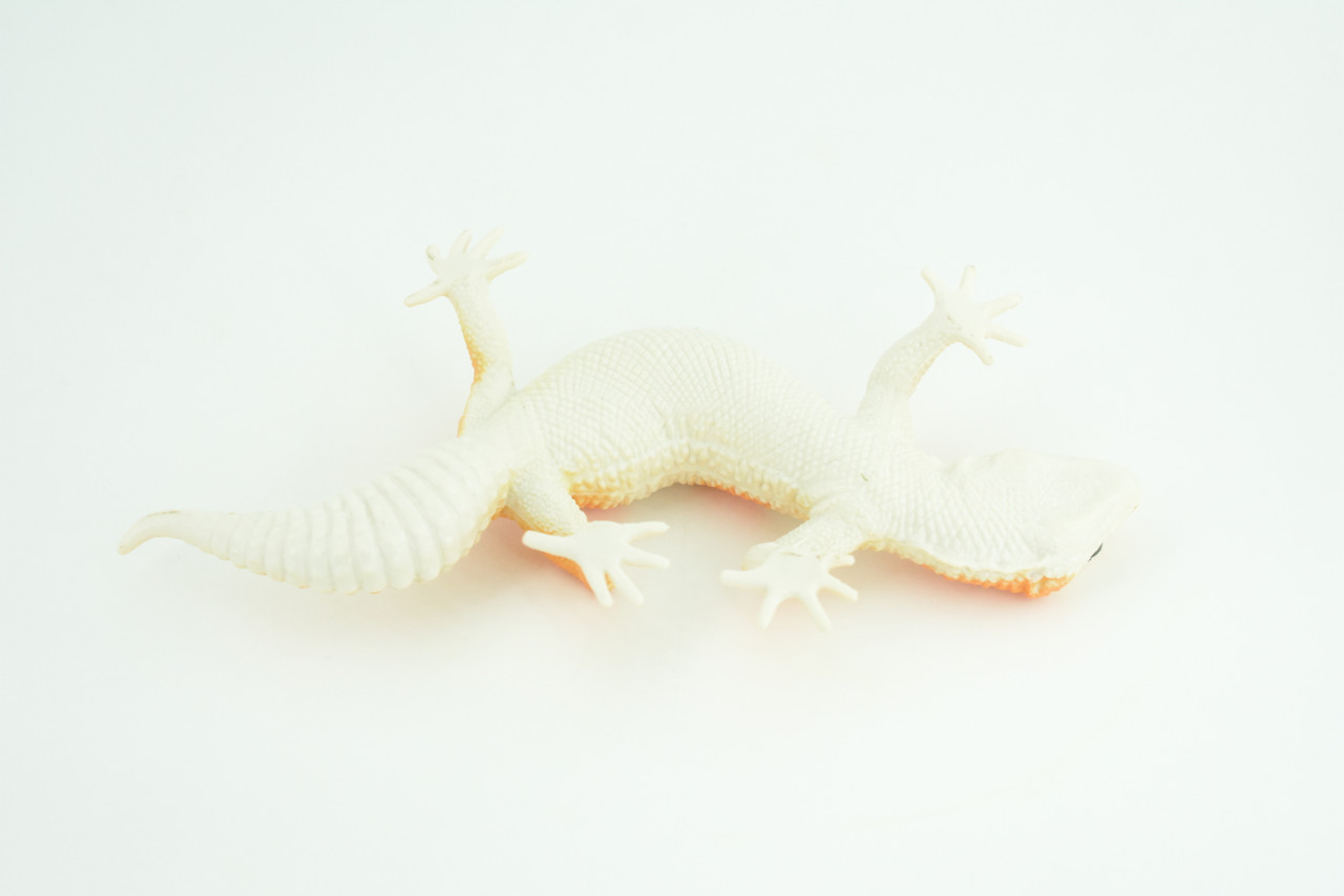 Gecko, Museum Quality, Educational, Hand Painted, Rubber Lizard, Peking Gecko, Realistic Reptile, Diorama, Toy, Kids, Gift,   7 Inches.  CH800 BB187