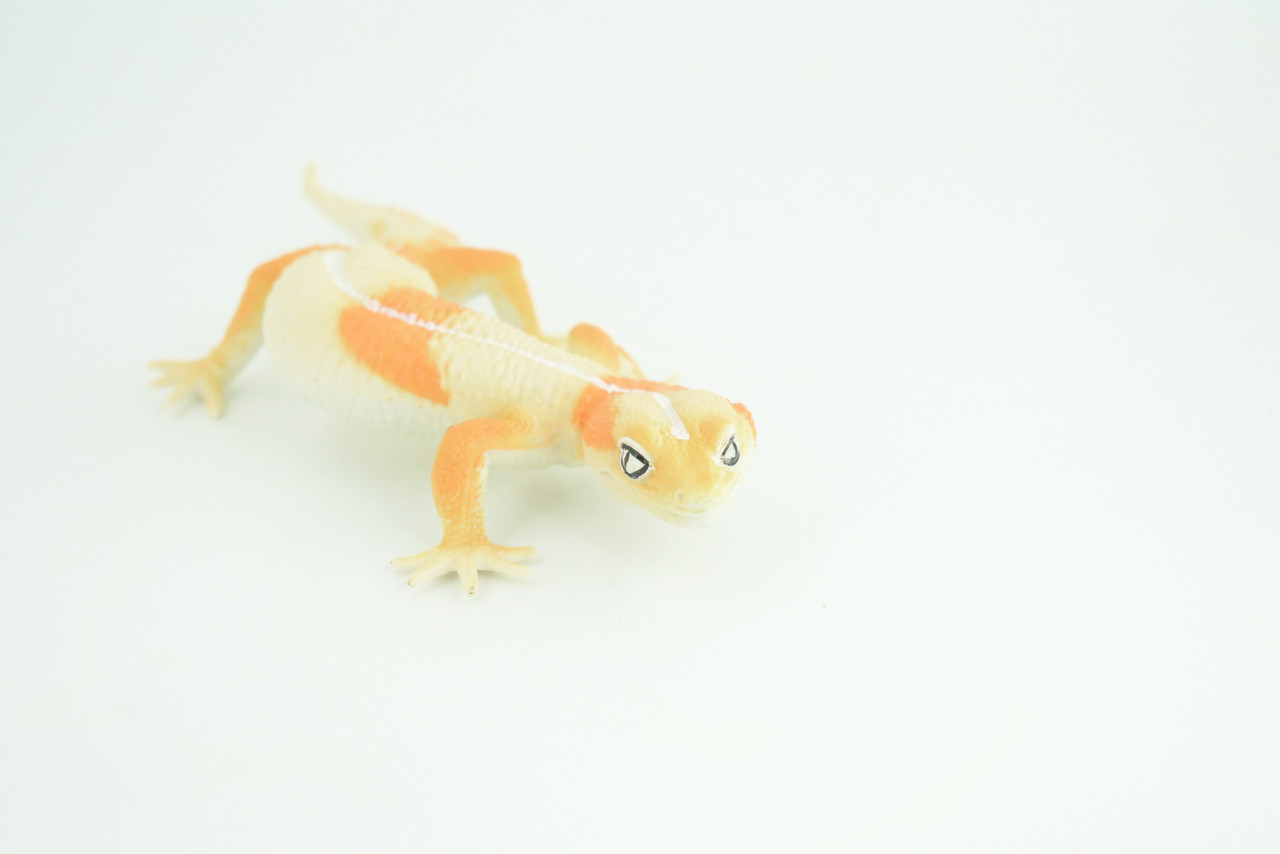 Gecko, Museum Quality, Educational, Hand Painted, Rubber Lizard, Peking Gecko, Realistic Reptile, Diorama, Toy, Kids, Gift,   7 Inches.  CH800 BB187