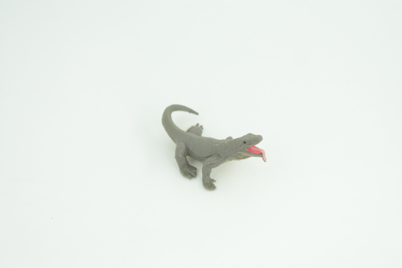 Komodo Dragon Life Cycle, 4 Piece Set, Museum Quality, Hand Painted Reptiles, Educational, Rubber, Realistic, Diorama, Toys, Kids, Gift, 6 Inches.  CH802 BB188