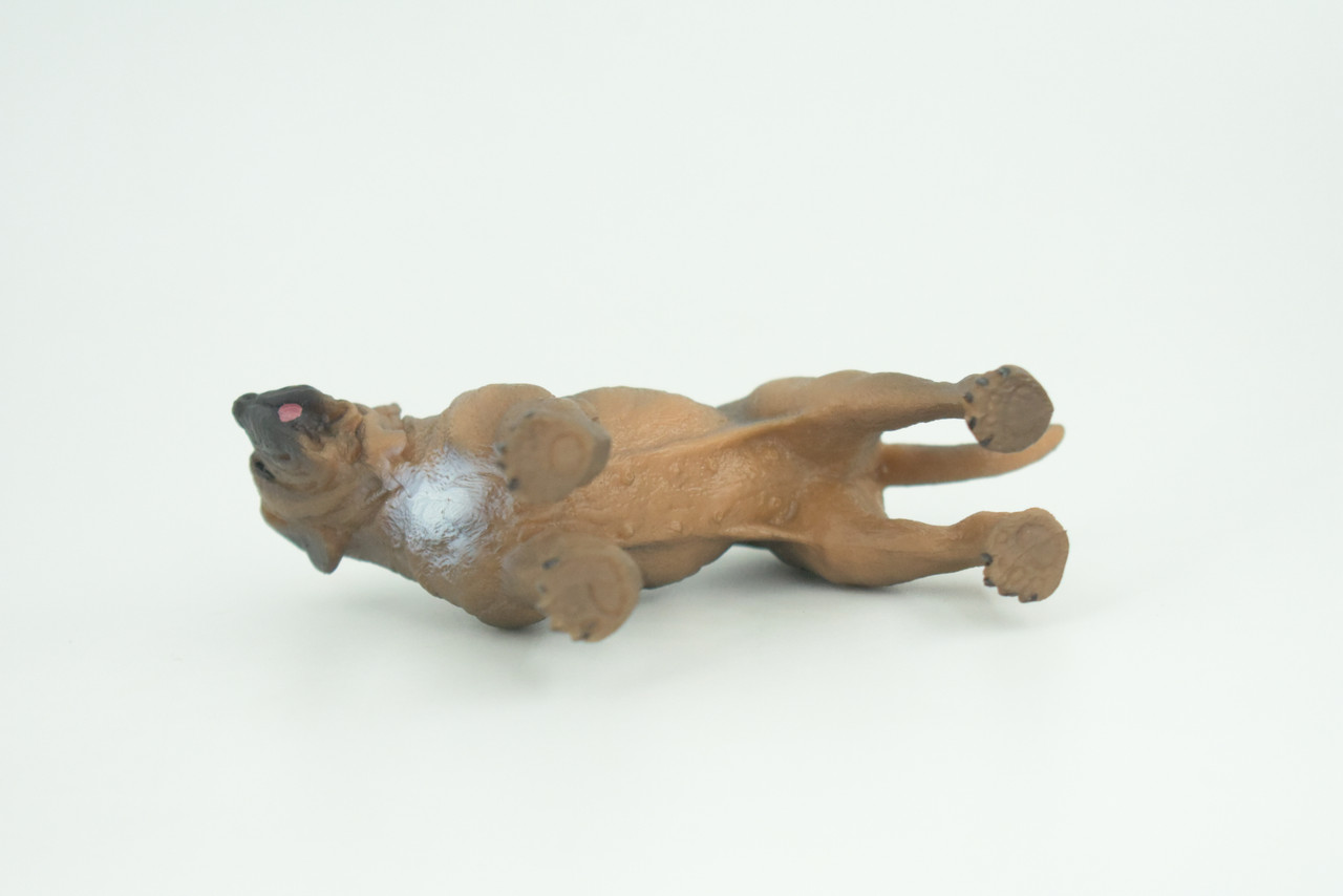 Neapolitan Mastiff Dog, Very Nice Quality, Hand Painted, Educational, Rubber Canine, Realistic, K9, Diorama, Toys, Kids, Gift,   4 Inches.  CH813 BB189