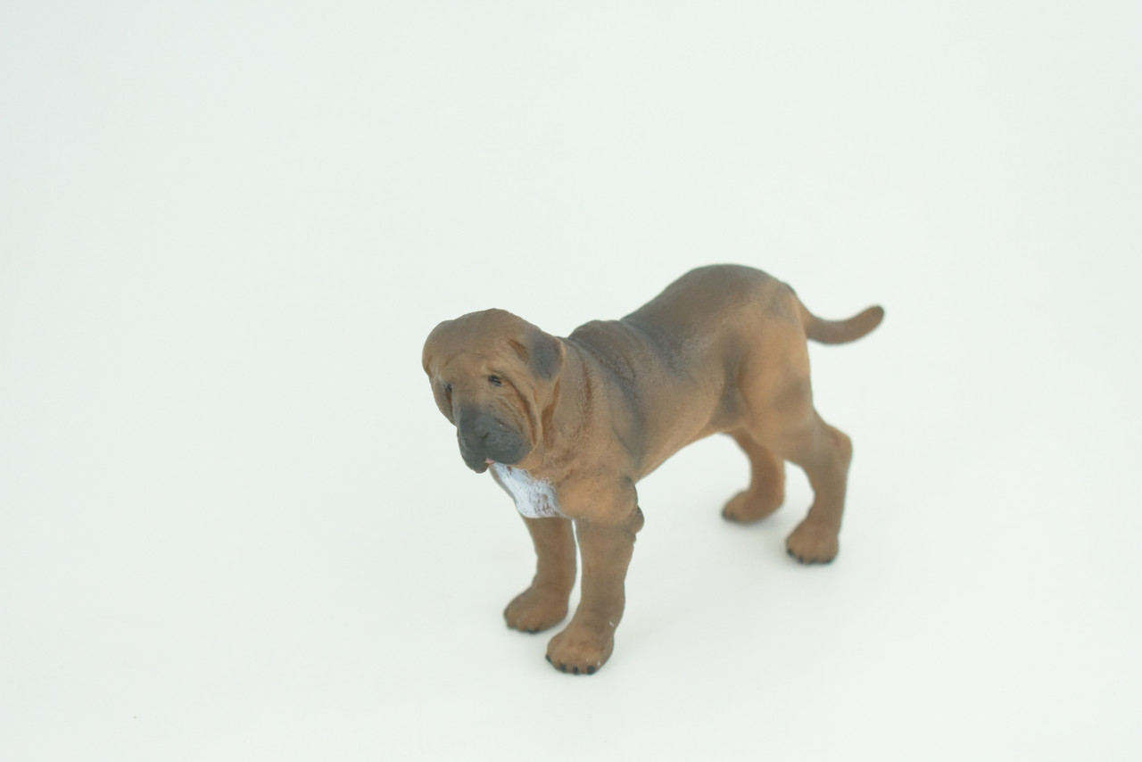 Neapolitan Mastiff Dog, Very Nice Quality, Hand Painted, Educational, Rubber Canine, Realistic, K9, Diorama, Toys, Kids, Gift,   4 Inches.  CH813 BB189