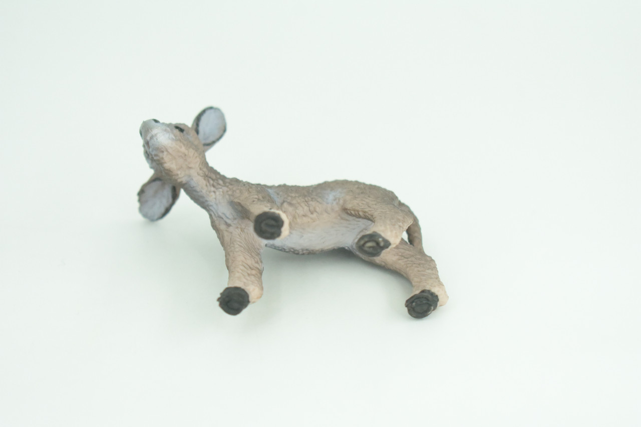 Donkey Baby, Hand Painted, Museum Quality, Educational, Rubber Animal, Donkey foal, Very Realistic, Diorama, Toy, Kids, Gift,  2 1/2 Inches.  CH821 BB194 