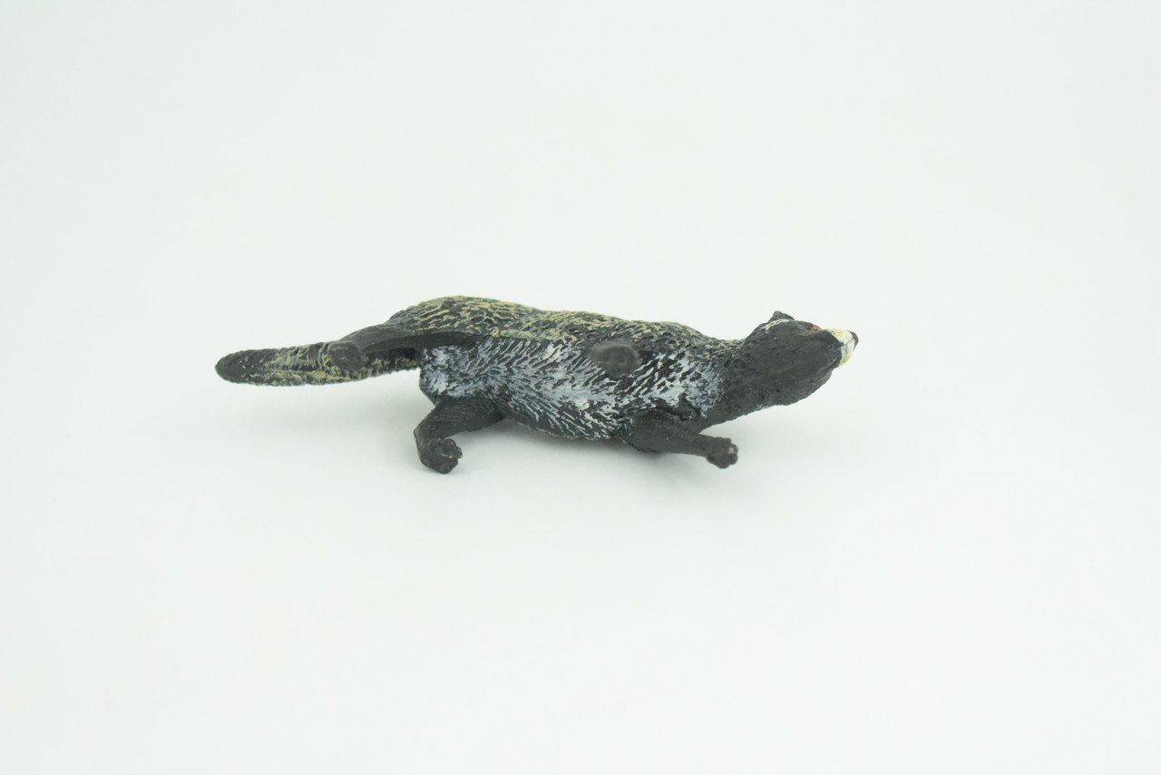 African Civet, Educational, Hand Painted, Museum Quality, Realistic, Rubber Animal, Realistic, Diorama, Toy, Kids, Gift,  3 Inches.  CH831 BB194 