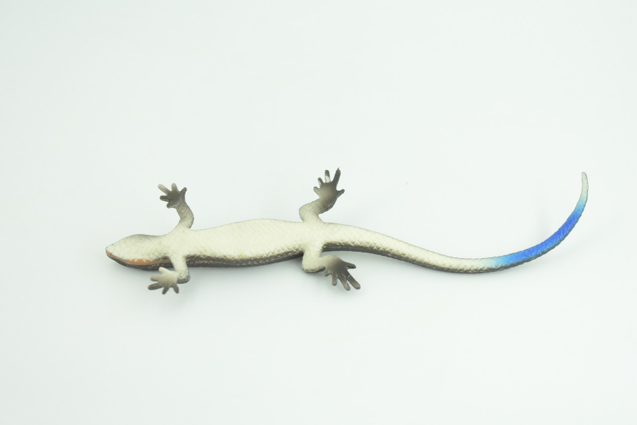 Lizard, Hand Painted, Reptiles, Educational, Museum Quality, Very Nice Rubber Reptile, Realistic 5 Striped Skink , Diorama, Toys, Kids, Gift,   5 1/2 Inches. CH867 BB199 
