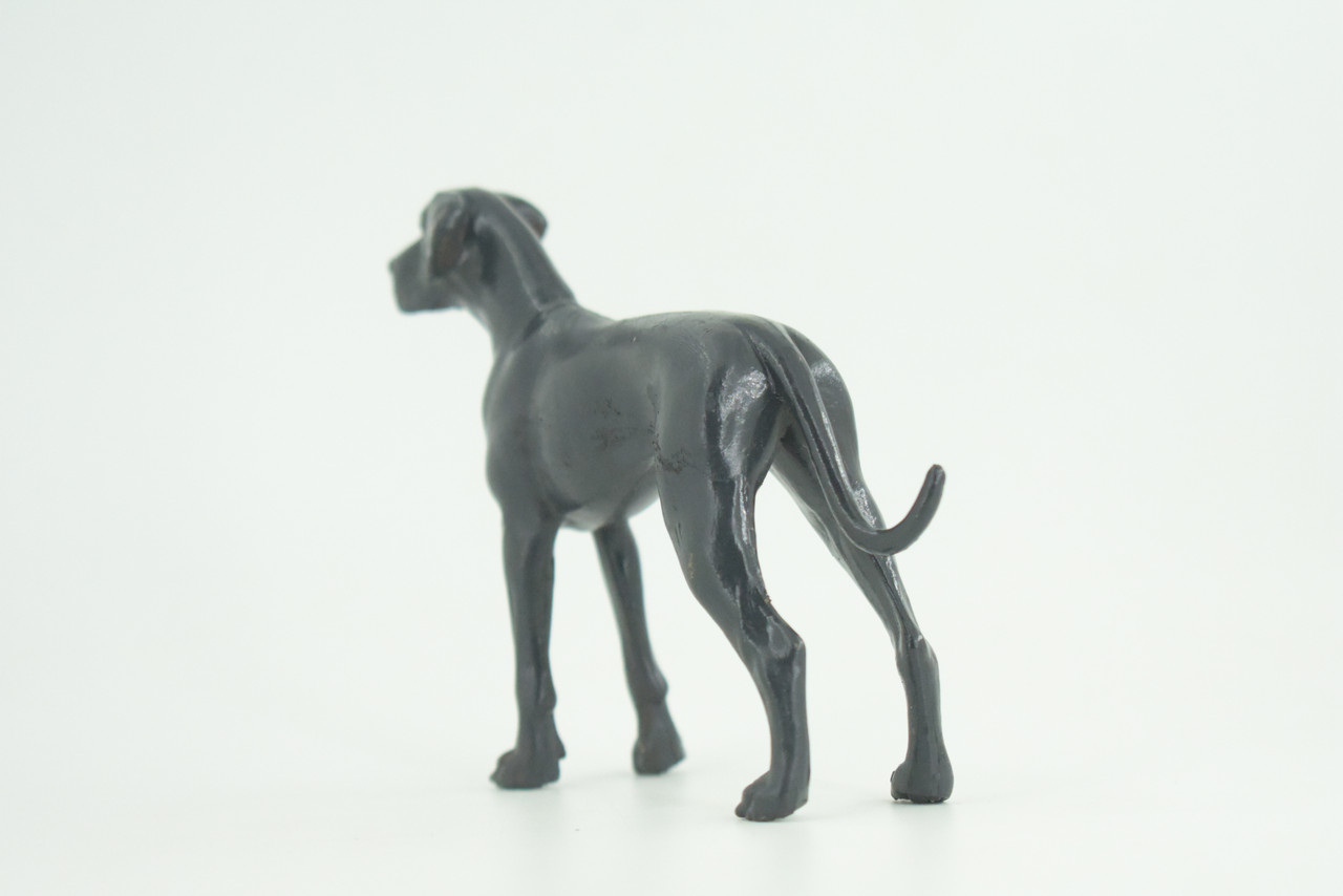 Great Dane Dog,  Hand Painted, Educational, Museum Quality, Realistic, Rubber Canine, K9, Diorama, Figure, Toys, Kids, Gift,  5 Inches. CH903 BB202