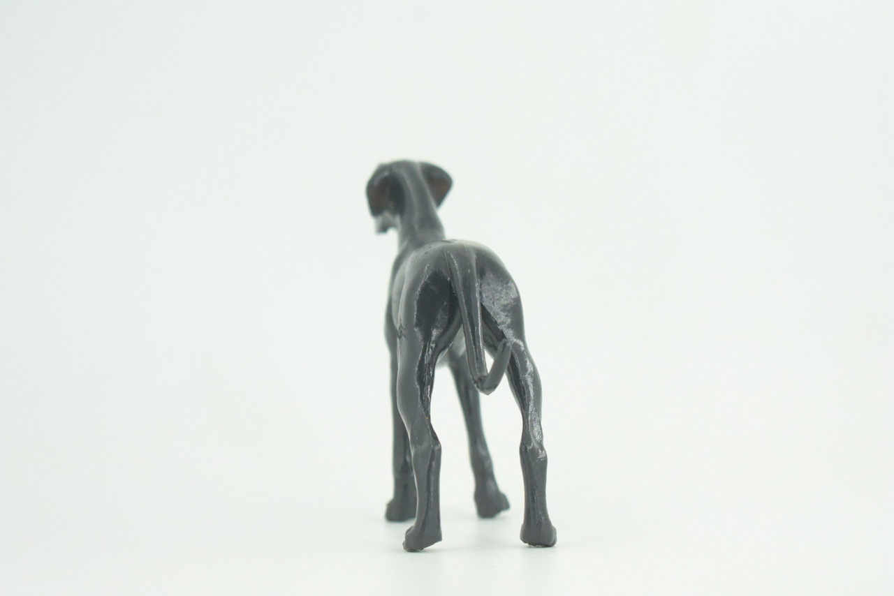 Great Dane Dog,  Hand Painted, Educational, Museum Quality, Realistic, Rubber Canine, K9, Diorama, Figure, Toys, Kids, Gift,  5 Inches. CH903 BB202