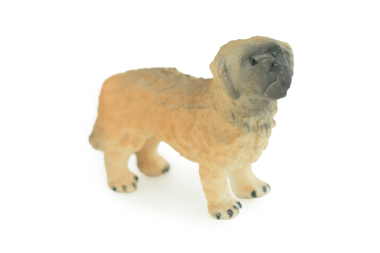 Maltese Dog, Hand Painted, Educational, Museum Quality, Realistic, Rubber Canine, K9, Diorama, Figure, Toys, Kids, Gift, 2 Inches. CH914 BB204