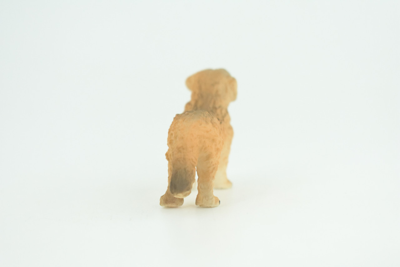 Maltese Dog, Hand Painted, Educational, Museum Quality, Realistic, Rubber Canine, K9, Diorama, Figure, Toys, Kids, Gift,  2 Inches. CH914 BB204